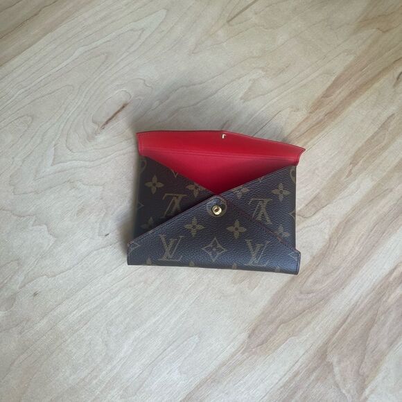Louis Vuitton Brown and Red Pochette - Picture 1 of 5